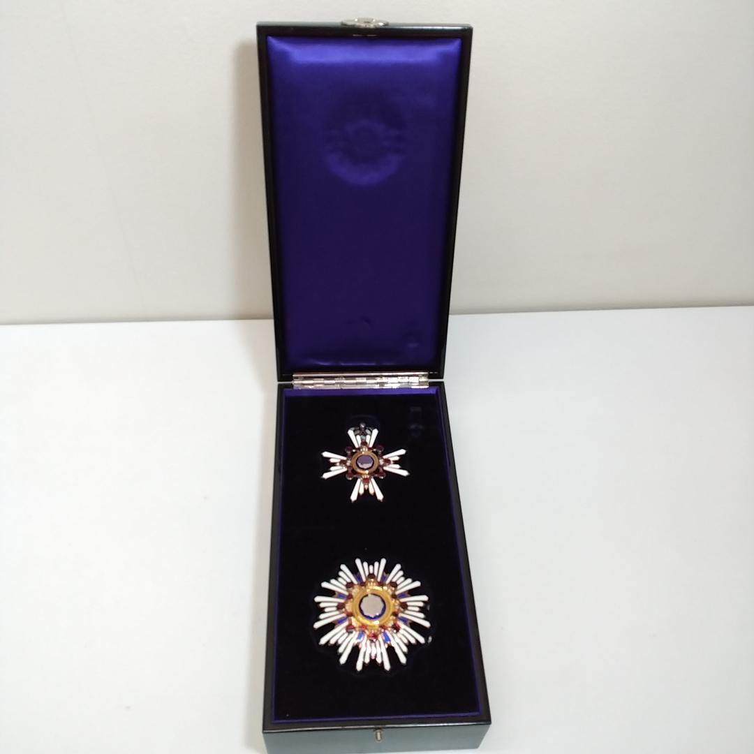 若《PRUMM》勲章　勲一等瑞宝章　共箱付