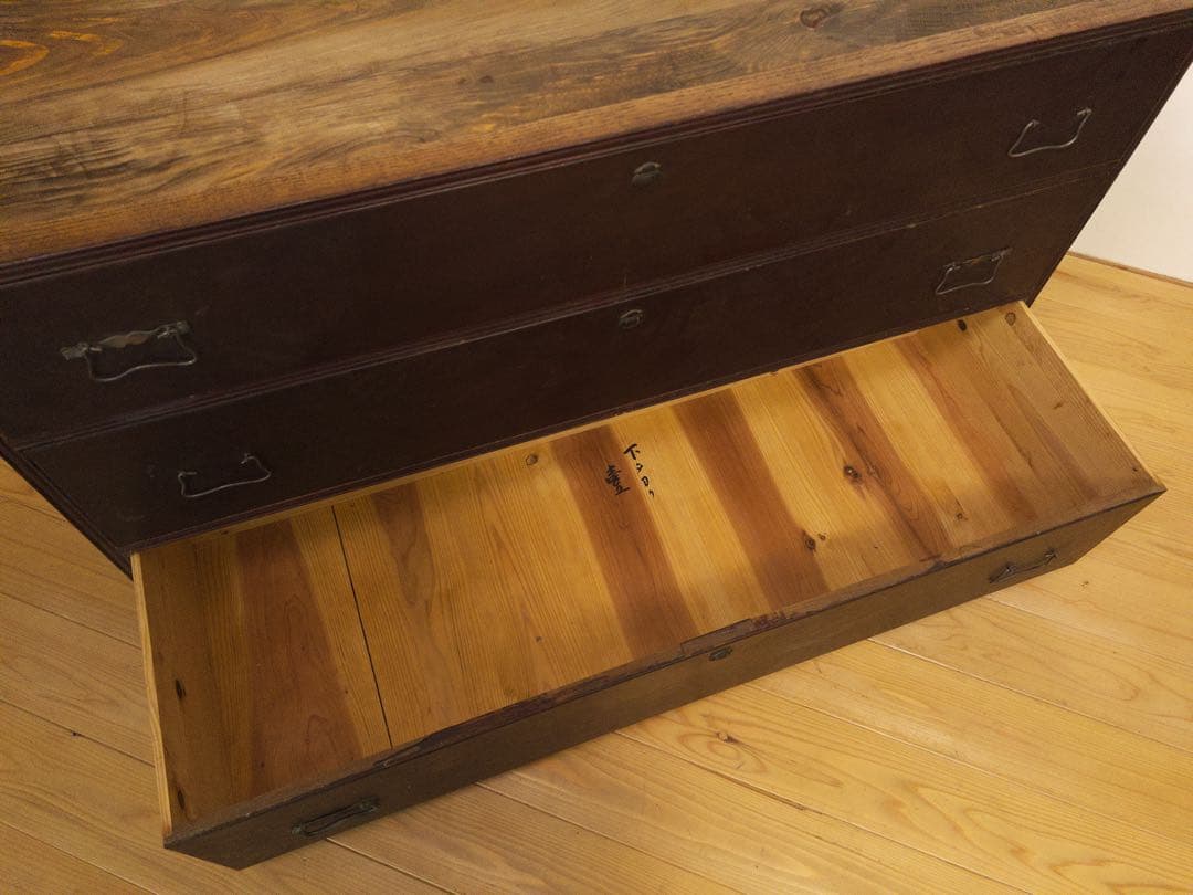 和箪笥　チェスト　M075　古道具　古家具　和家具　ビンテージ　アンティーク