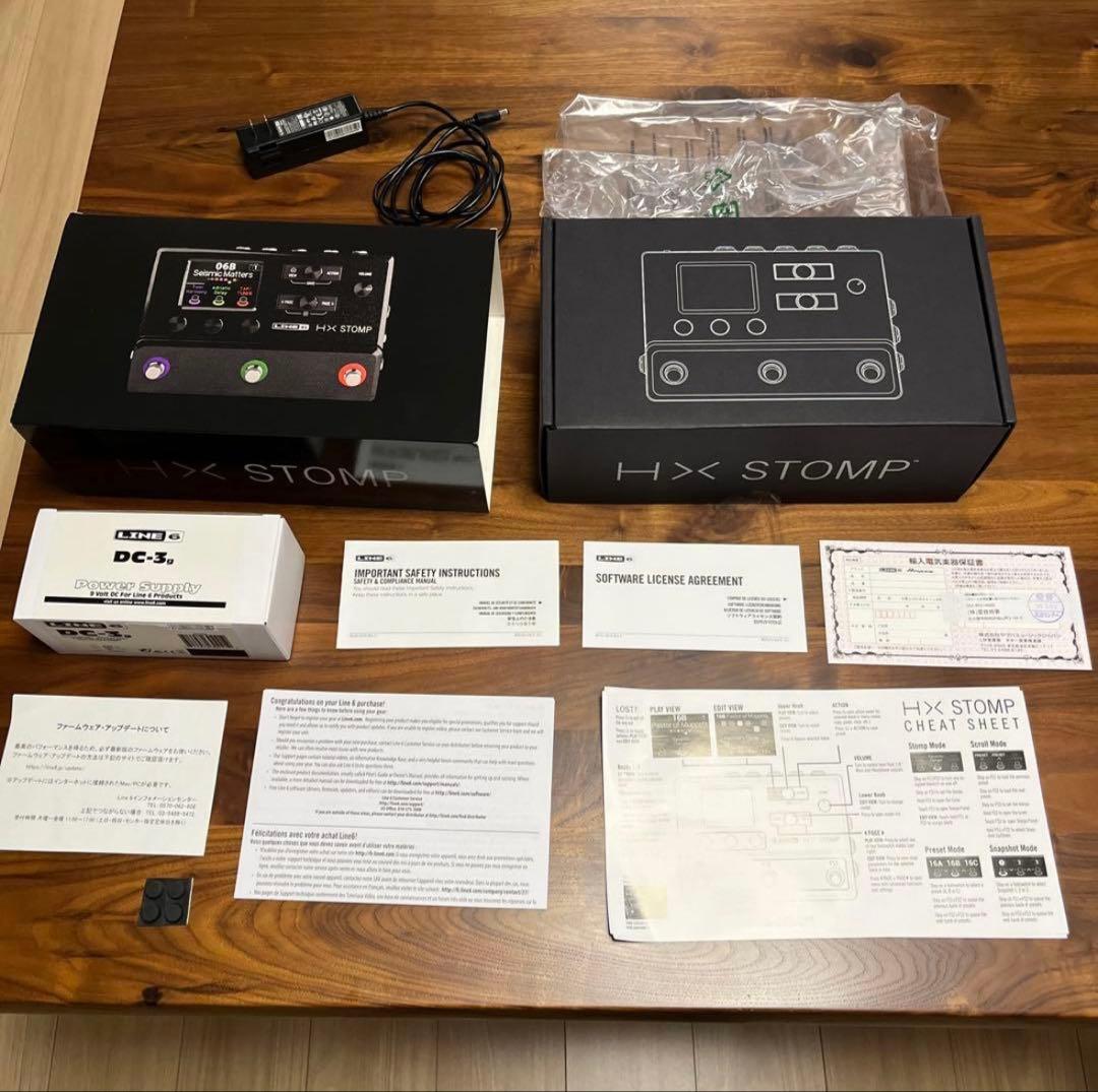 line6 HX stomp 付属品完備