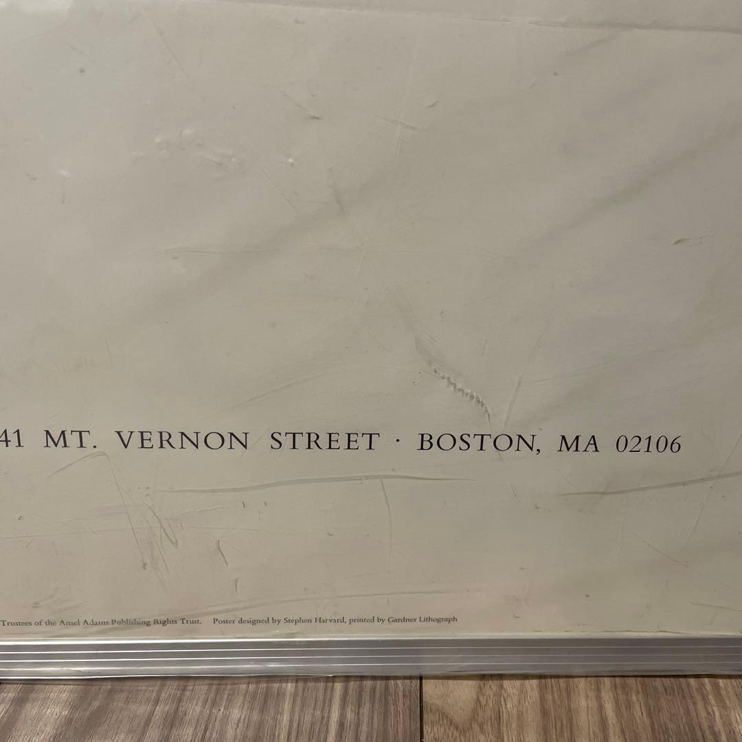 アンセル・アダムス　「月の出 、ニューメキシコ州ヘルナンデス」ビンテージポスター