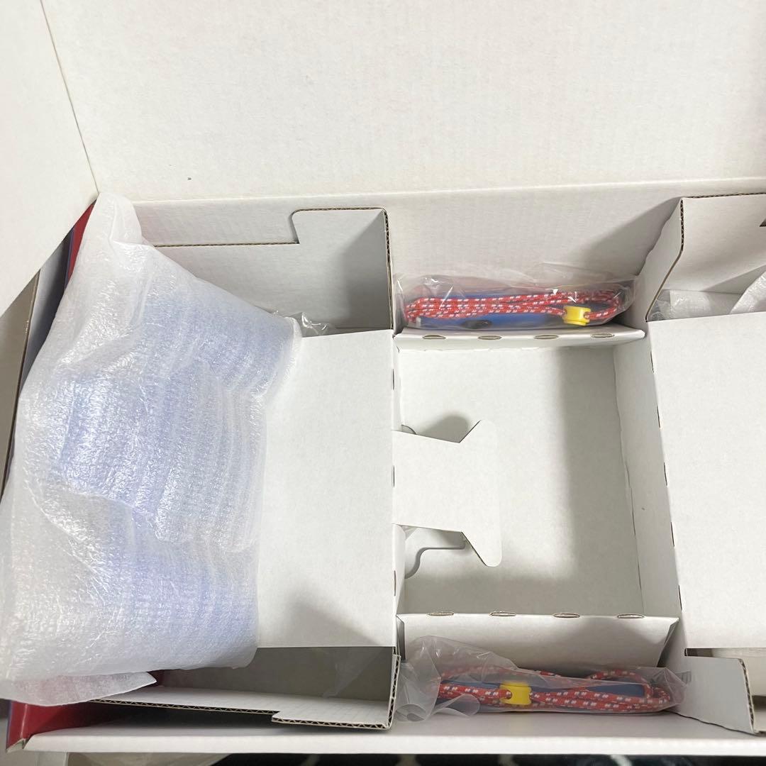 【極美品】Nintendo Switch マリオレッド×ブルー 保護フィルム付き