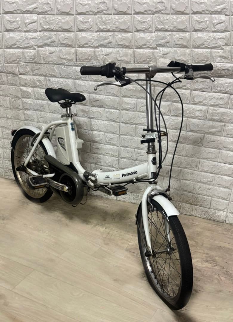 ✨折り畳み式電動自転車✨美品✨室内保管✨8.9ah✨パナソニックビビ✨完成車配送