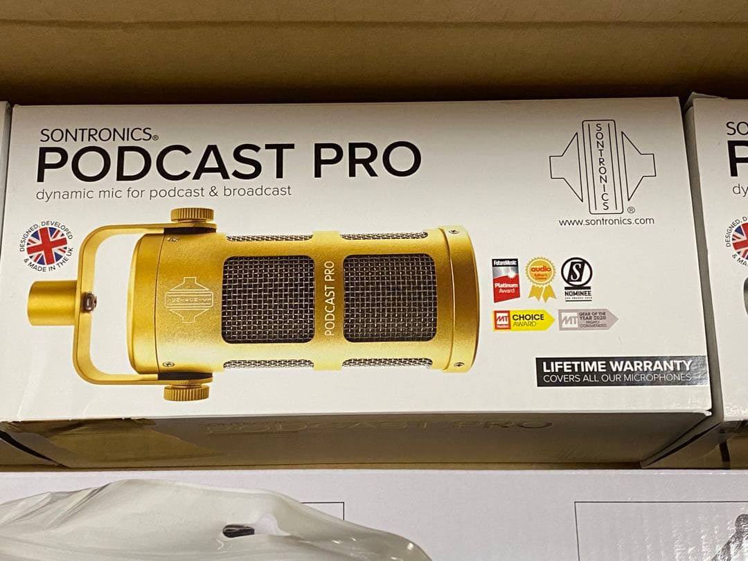 SONTRONICSのマイクとマイクスタンドを3セット