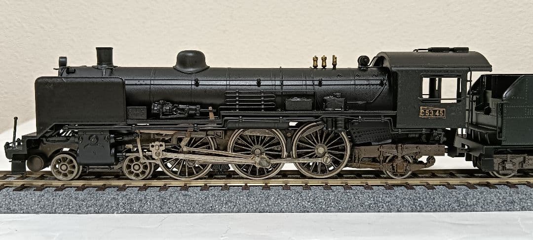 HO、 カツミ Ｃ53蒸気機関車、 モーター交換、メンテナンス済