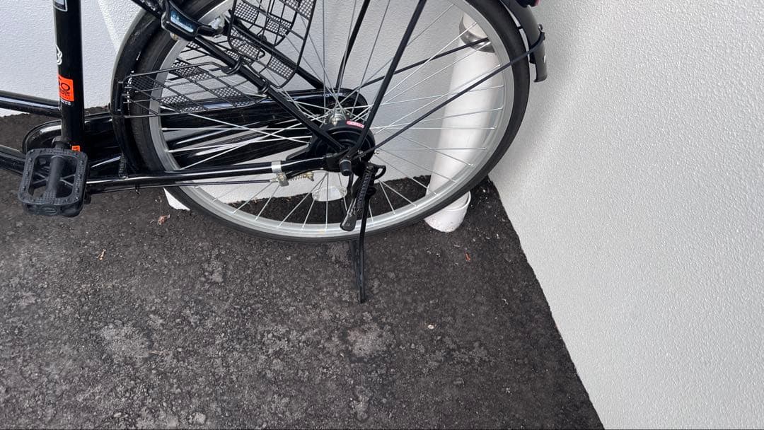 【やまと】大阪市引取 ママチャリ 26インチ 黒 鍵2本 譲渡証明書付き