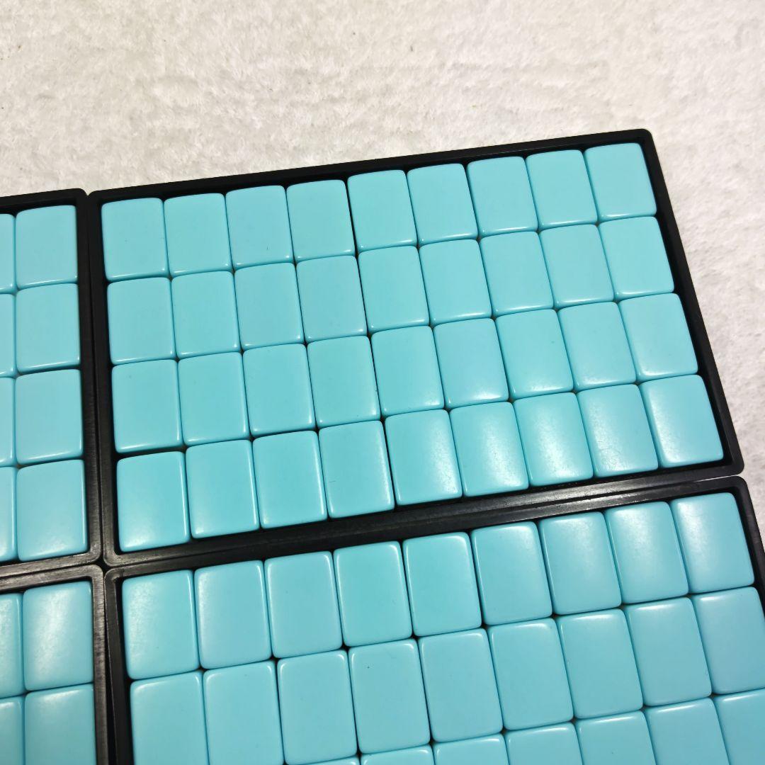 麻雀牌セット　牌王　水色（空色）の牌