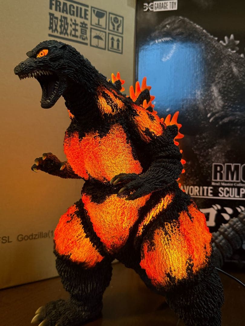 黒龍工房　リアルマスターコレクションゴジラ　1995 バーニングゴジラ