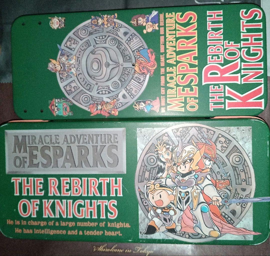 希少 レトロ サンエックス エスパークス ゲーム缶 ペンケース 筆箱 SAN-X