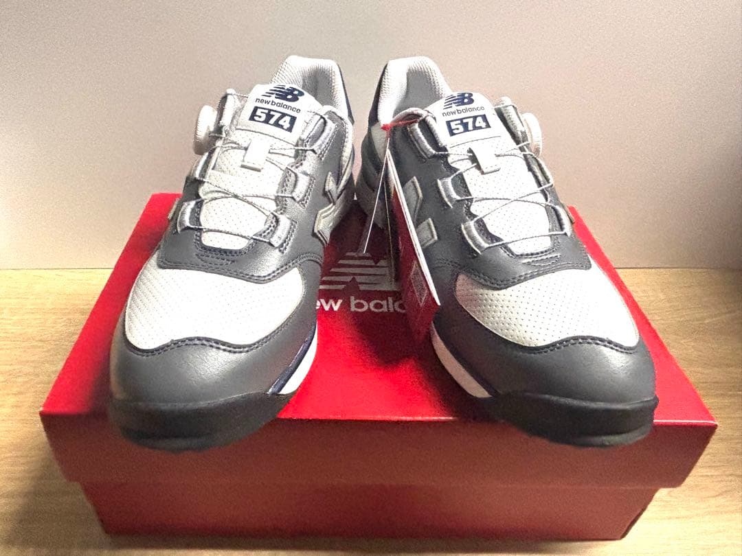 未使用 26.5cm 2E ニューバランスゴルフシューズUG574BJ4 グレー