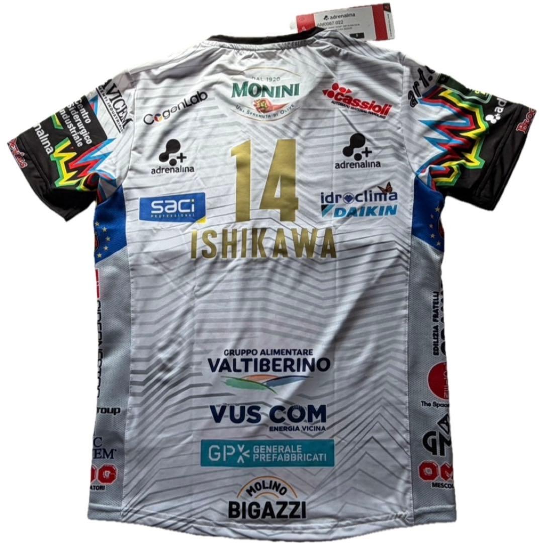 石川祐希　ペルージャ　ユニフォーム　25/26　アウェイ（白）　Lサイズ