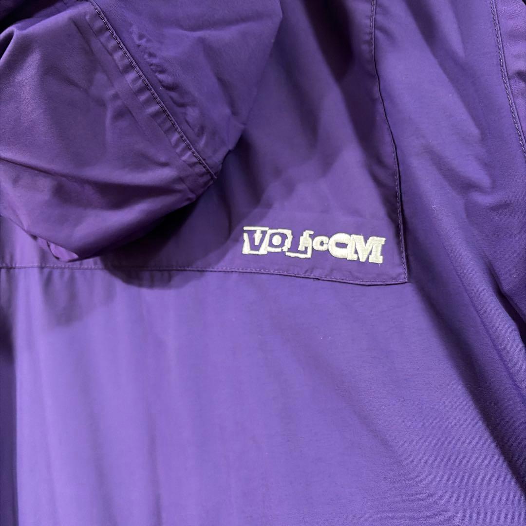 ボルコム スノーボードウェア上下セット M相当 10k Nimbus 紫×総柄
