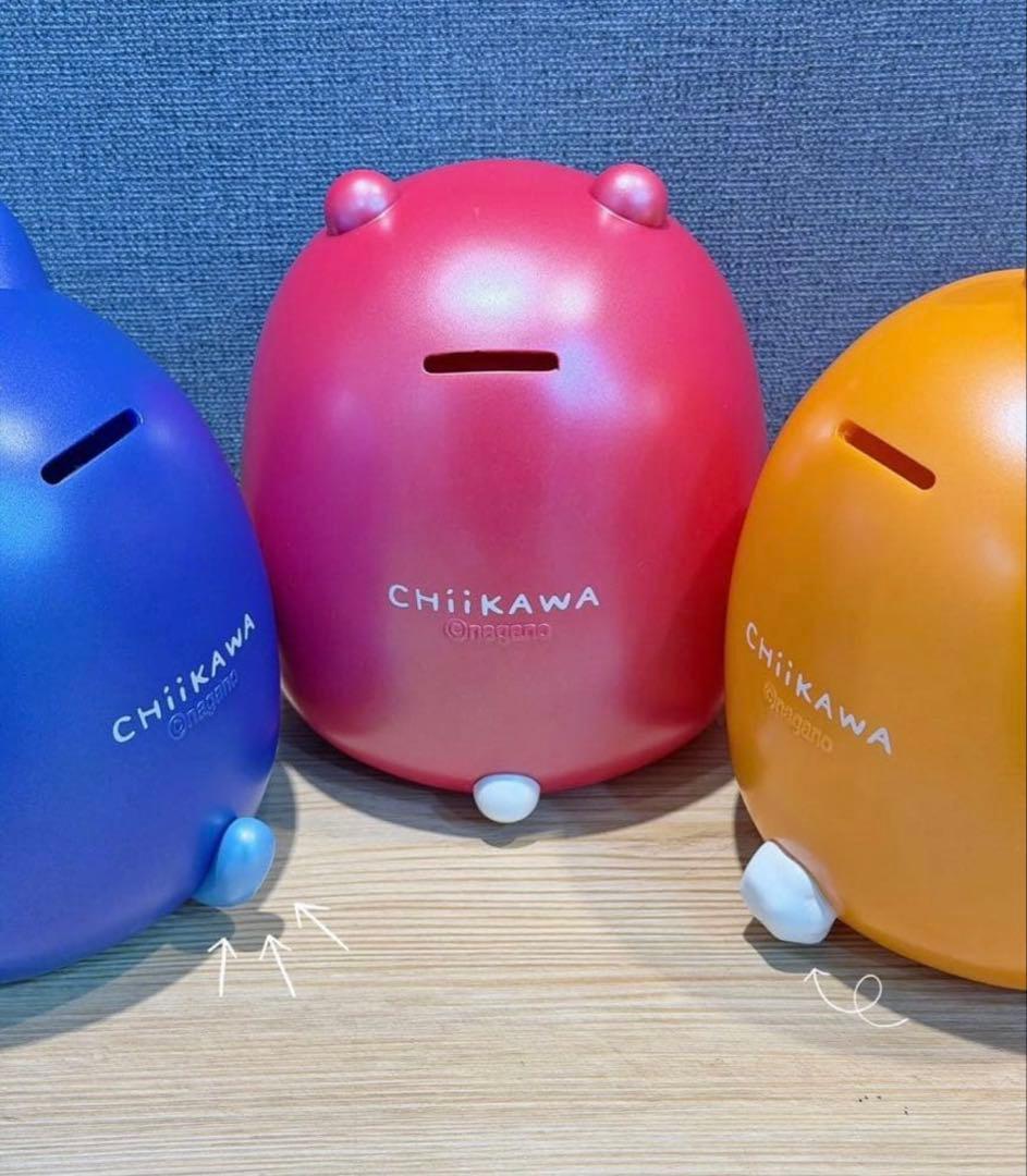 ちいかわ　台湾限定　だるま貯金箱　3点セット