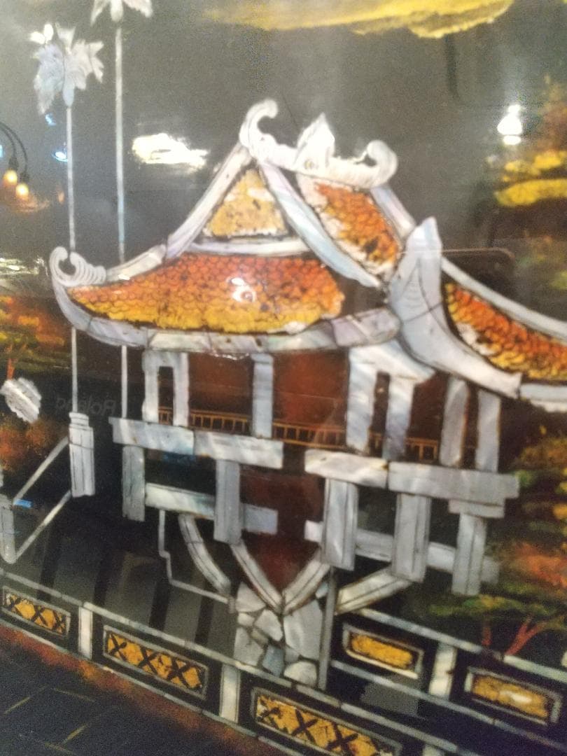 ■螺鈿細工■額　工芸品　伝統工芸品