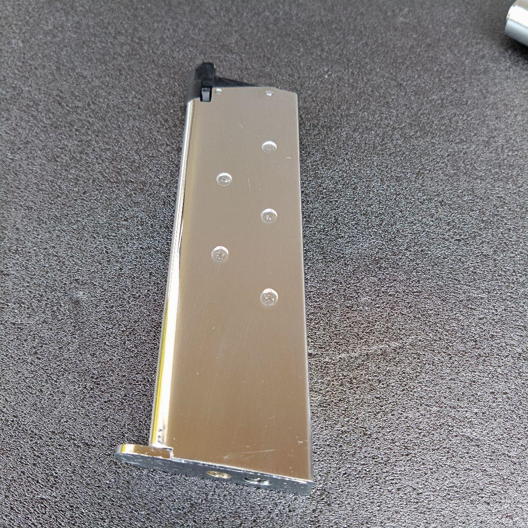 東京マルイ コルトガバメント シリーズ70 (ニッケルフィニッシュ)　ジャンク品