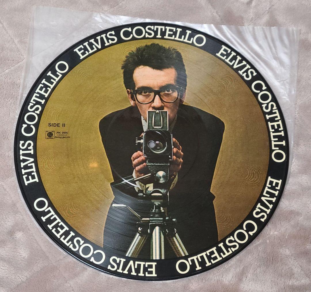 エルビス・コステロ サイン入りプロモーションレコード　2枚セット