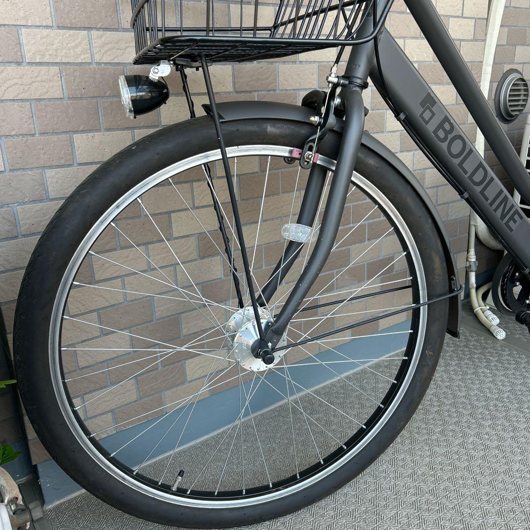 西多摩引き取り限定　あさひサイクルのボールドライン自転車27インチ