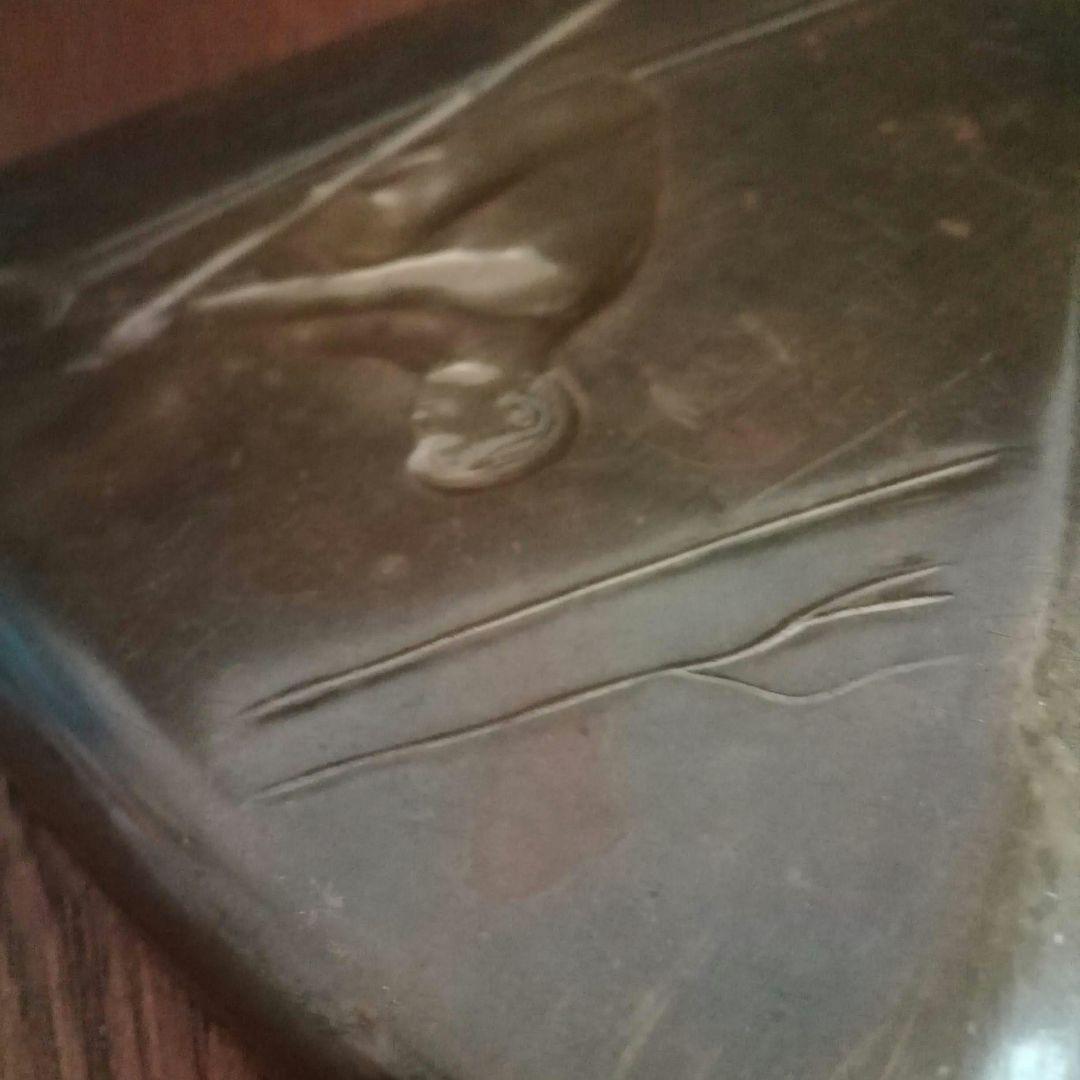 逸品　貴重なWMFアールデコ　三角トレー　真鍮　ヒトラーユーゲント　ドイツ