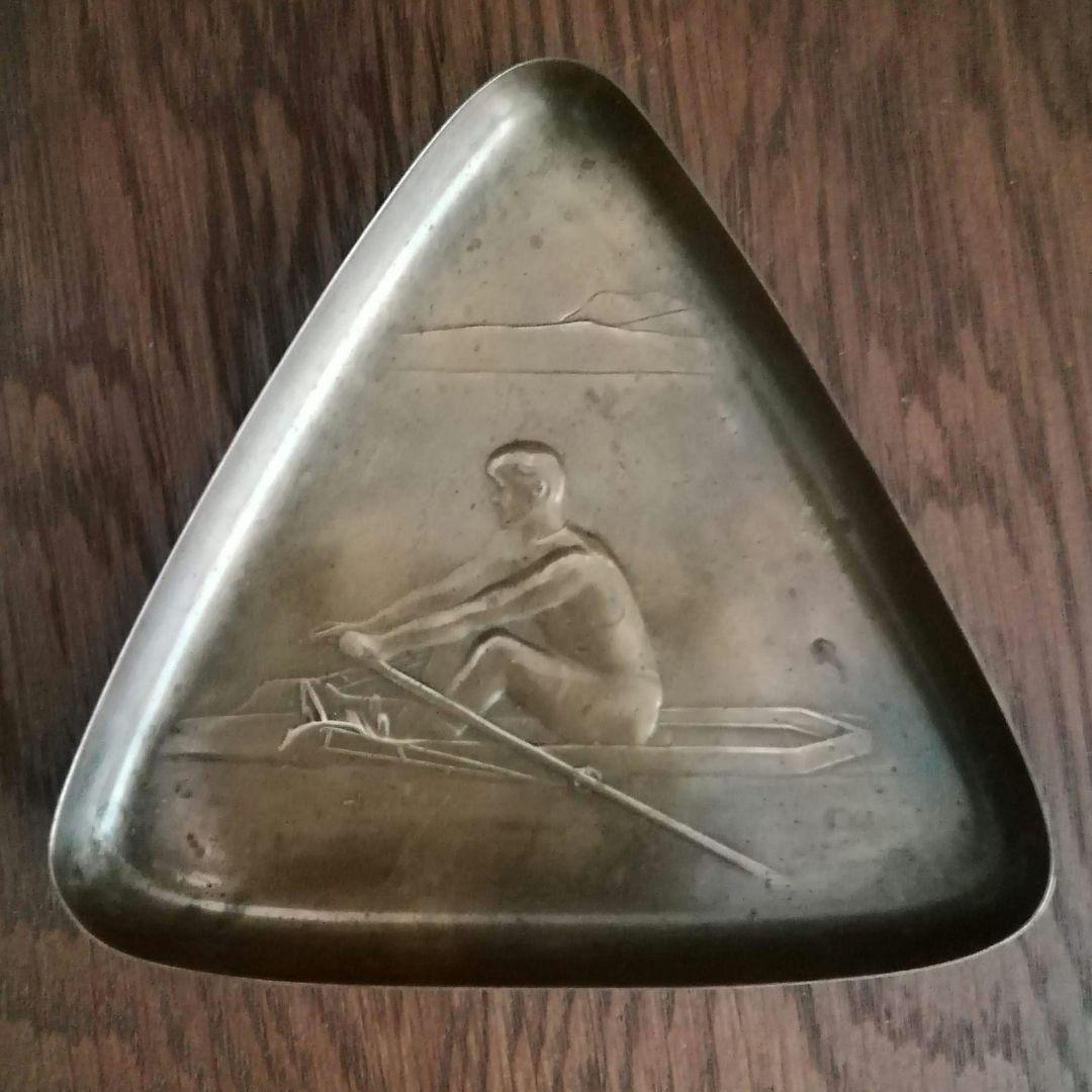 逸品　貴重なWMFアールデコ　三角トレー　真鍮　ヒトラーユーゲント　ドイツ