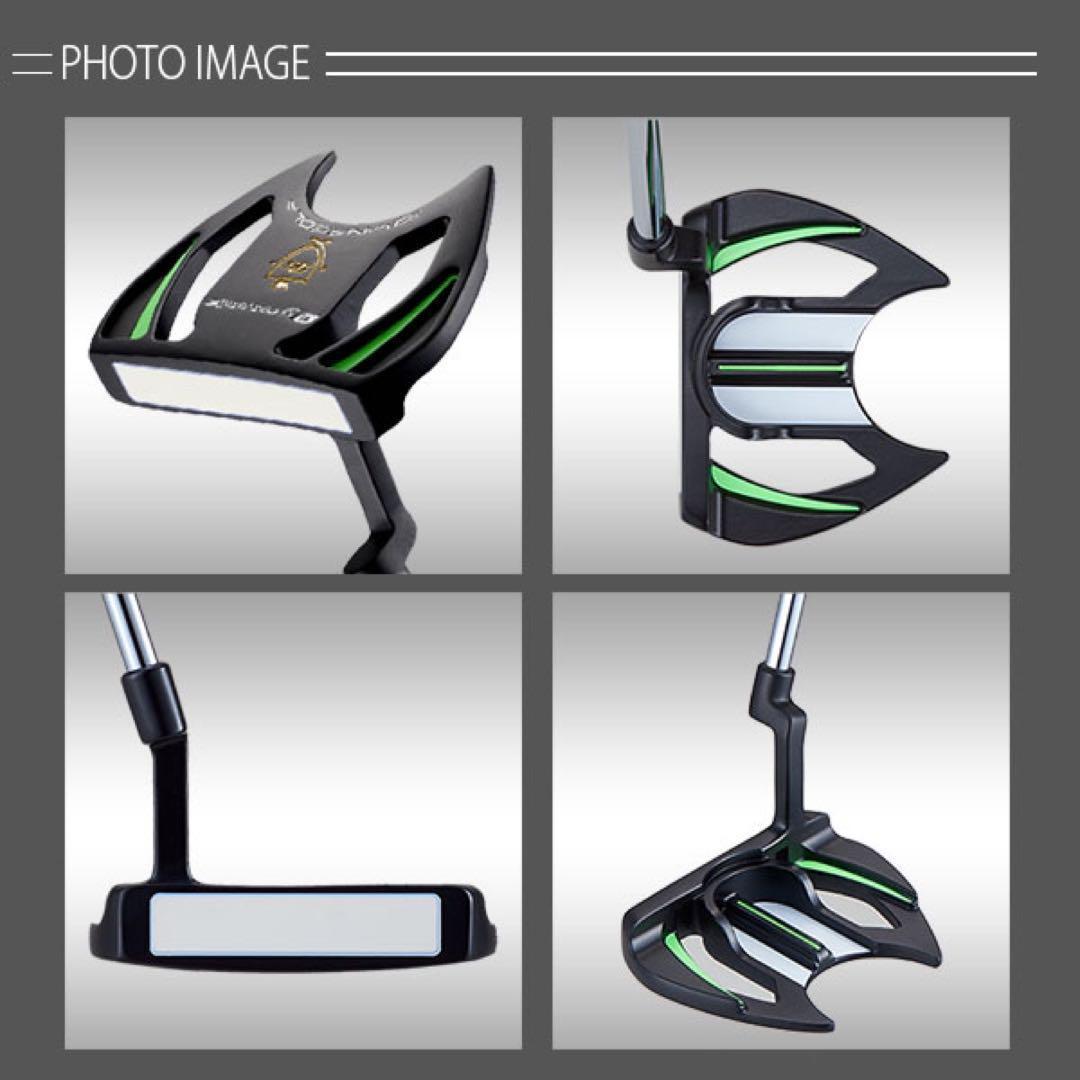 【左 レフティ】極太グリップと大型ヘッドが安定感抜群の ダイナミクス パター