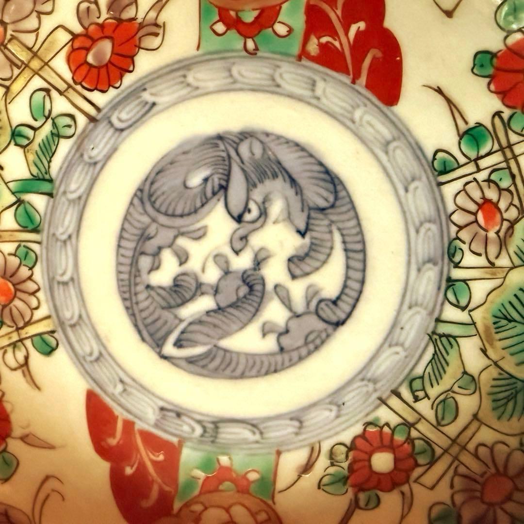 2152様感謝‼️いいとこどり‼️Dragon❌あじさい桐に蝶菊　七寸皿＆膾皿の2客