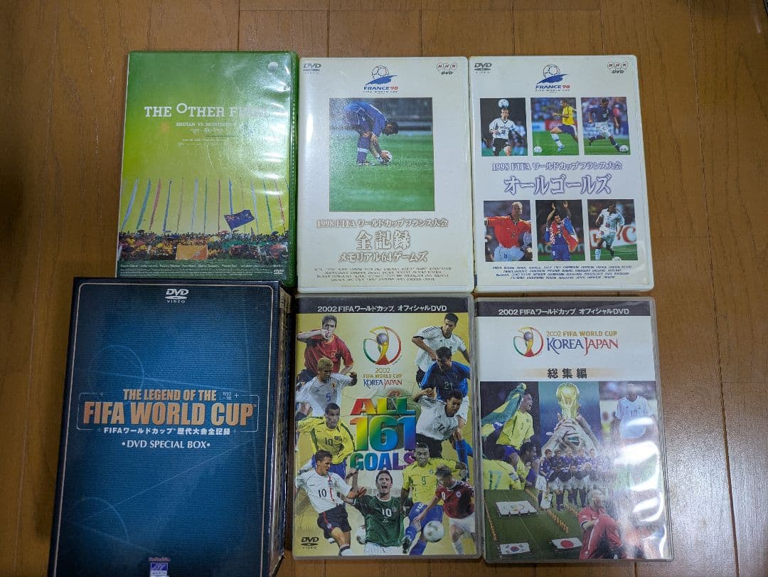 サッカーＷ杯、ユーロ、オリンピック等DVD