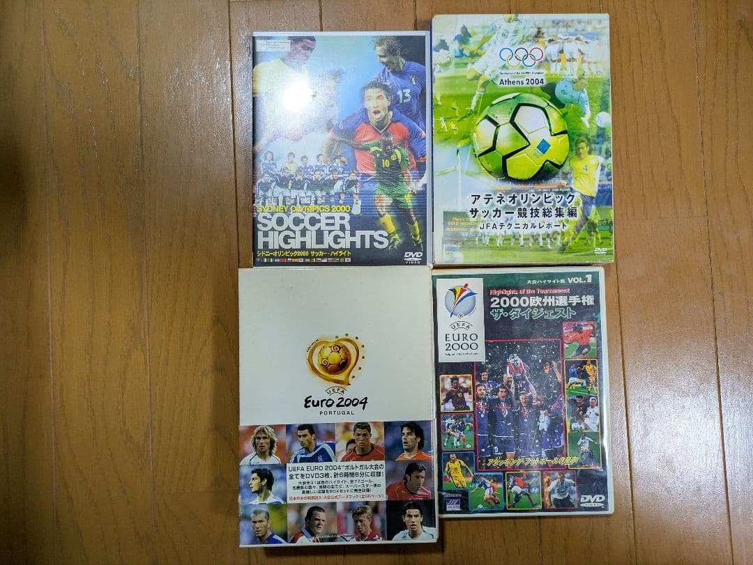 サッカーＷ杯、ユーロ、オリンピック等DVD