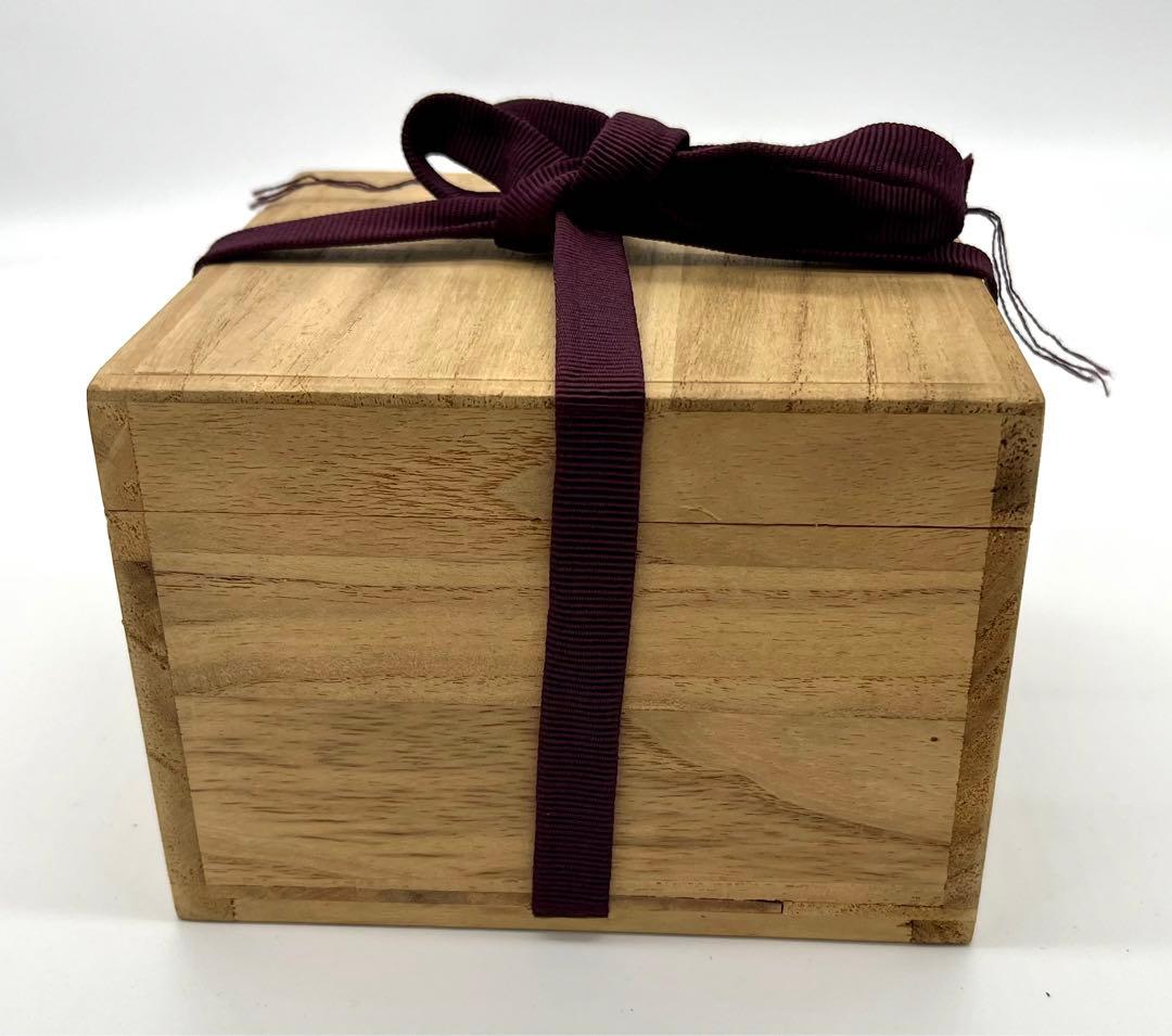 専用です。七宝焼　ケシの花文　ガラス花瓶　合わせ箱付き