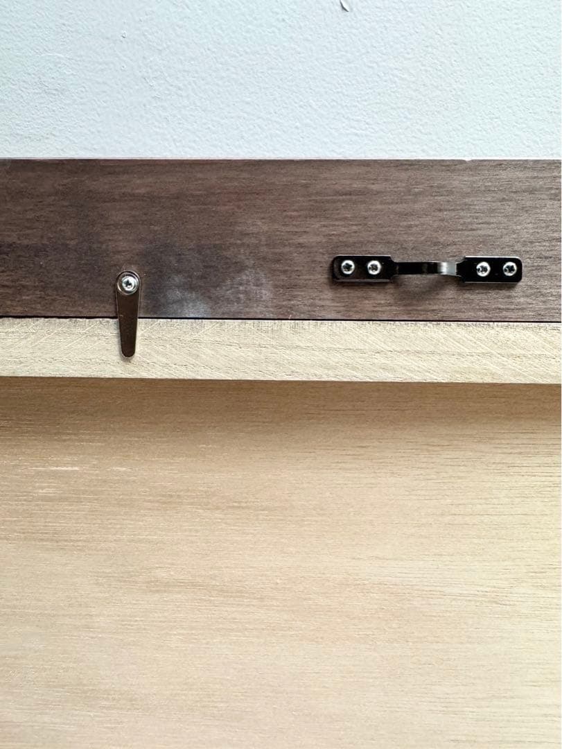 【在庫25】額 額縁 木製 焦茶 ダークブラウン 大きいサイズ アート 写真 b