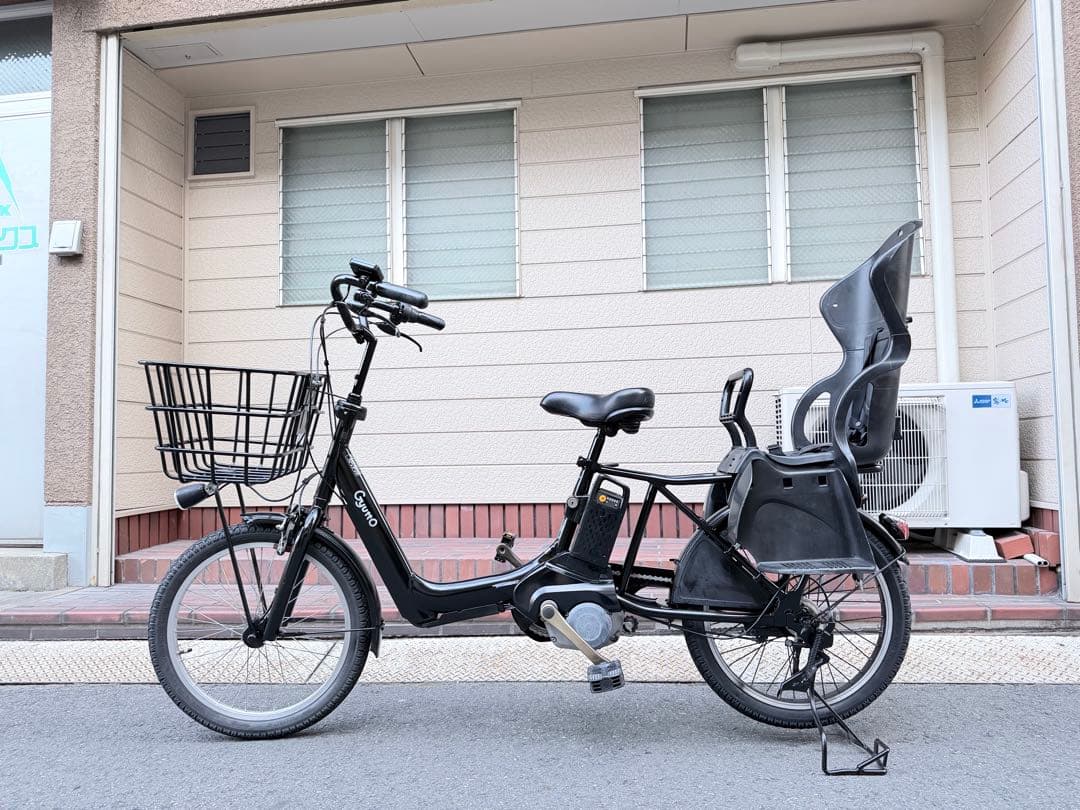 子供乗せ　パナソニック　電動アシスト自転車 Gyutto チャイルドシート付き
