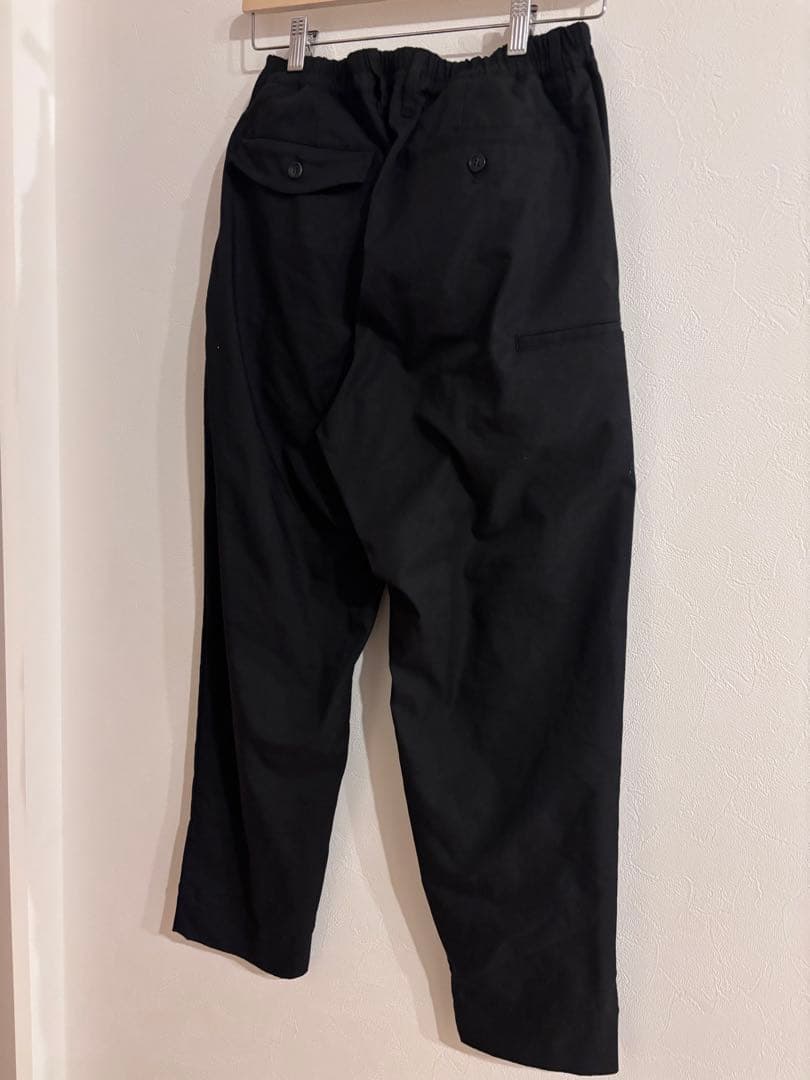 8g shoot ワンタックストレッチパンツ-クロM