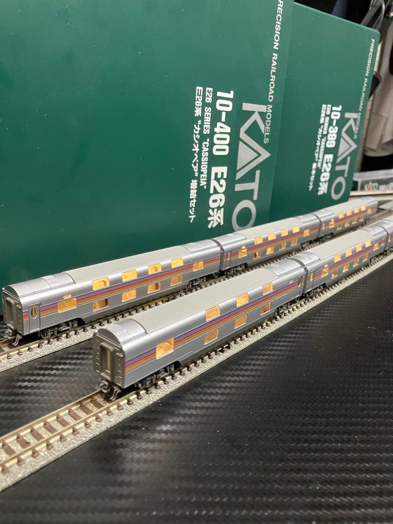 KATO E26系 カシオペア 室内灯付き