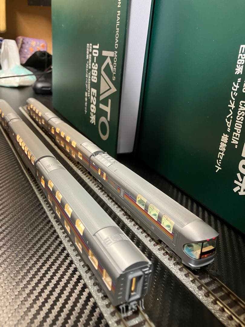KATO E26系 カシオペア 室内灯付き