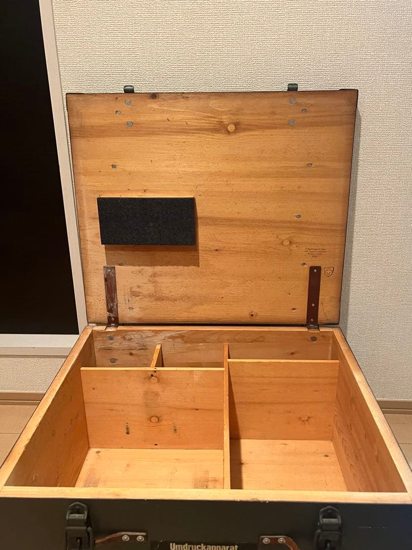 ミリタリーボックス　アウトドア　軍ものスイス軍　60年代60s 実物ミリタリー