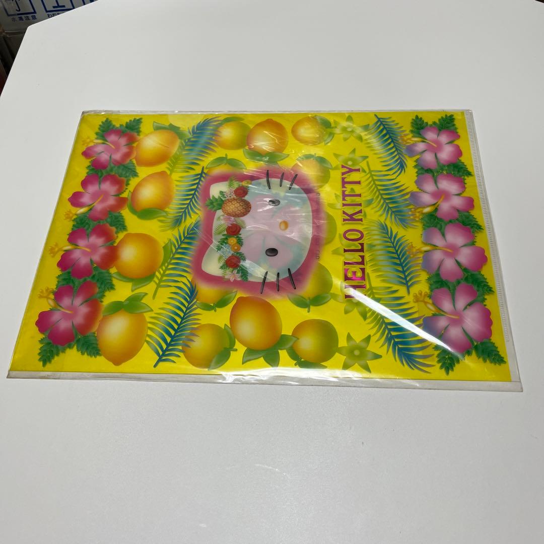 ハローキティA4クリアファイル サマー2001年製 新品未使用サンリオ レア