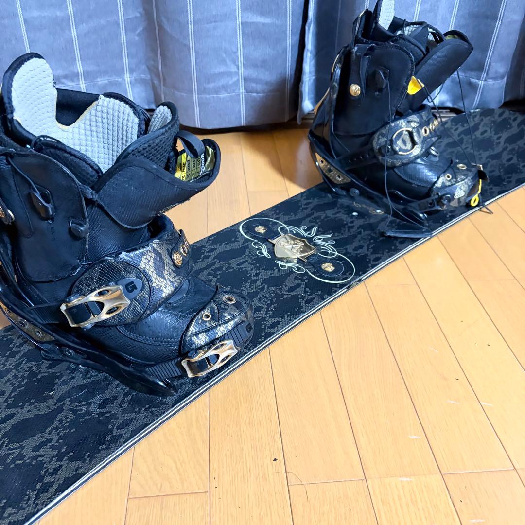 BURTON ALPHA 147cm スノーボード 板 ビンディング ブーツ付き