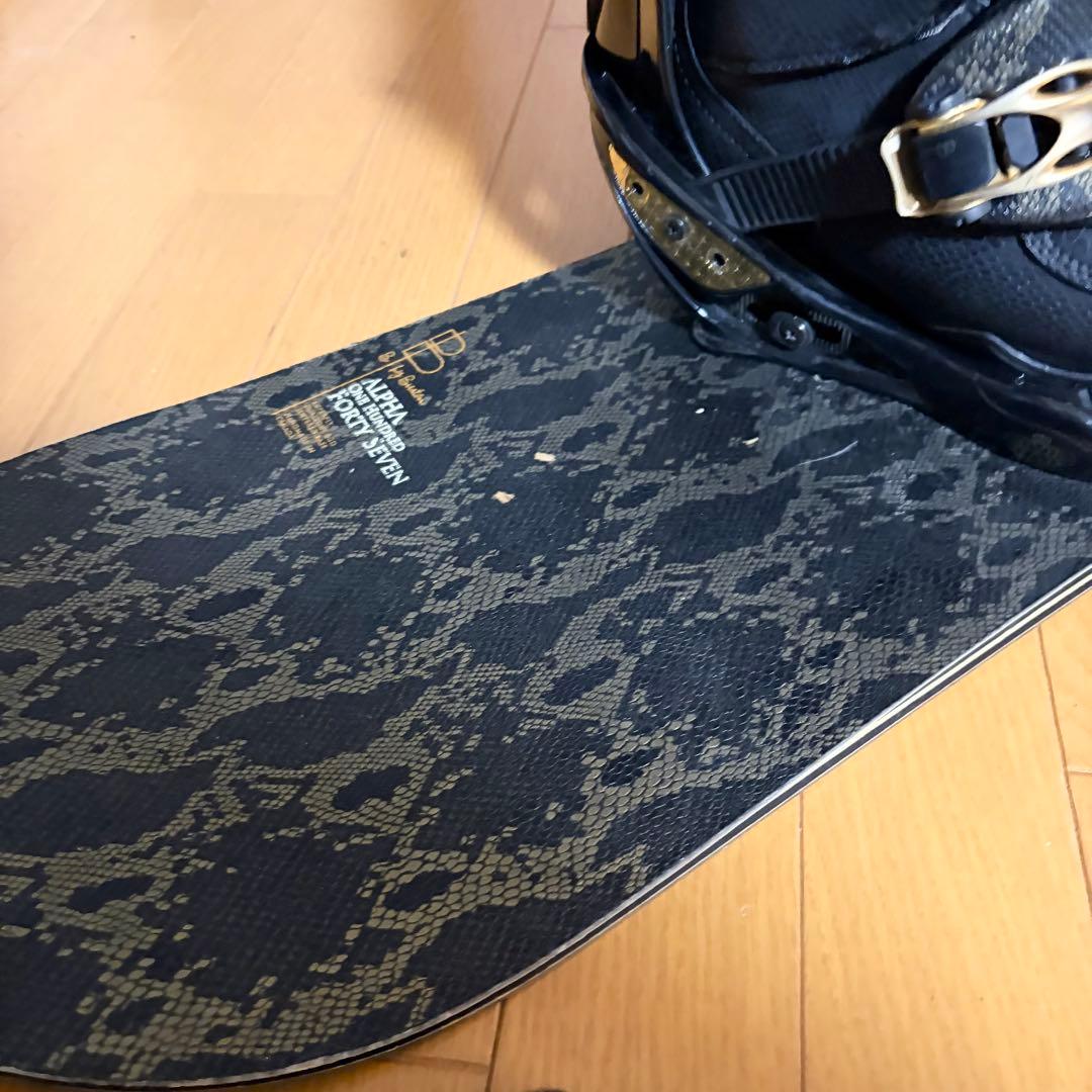BURTON ALPHA 147cm スノーボード 板 ビンディング ブーツ付き