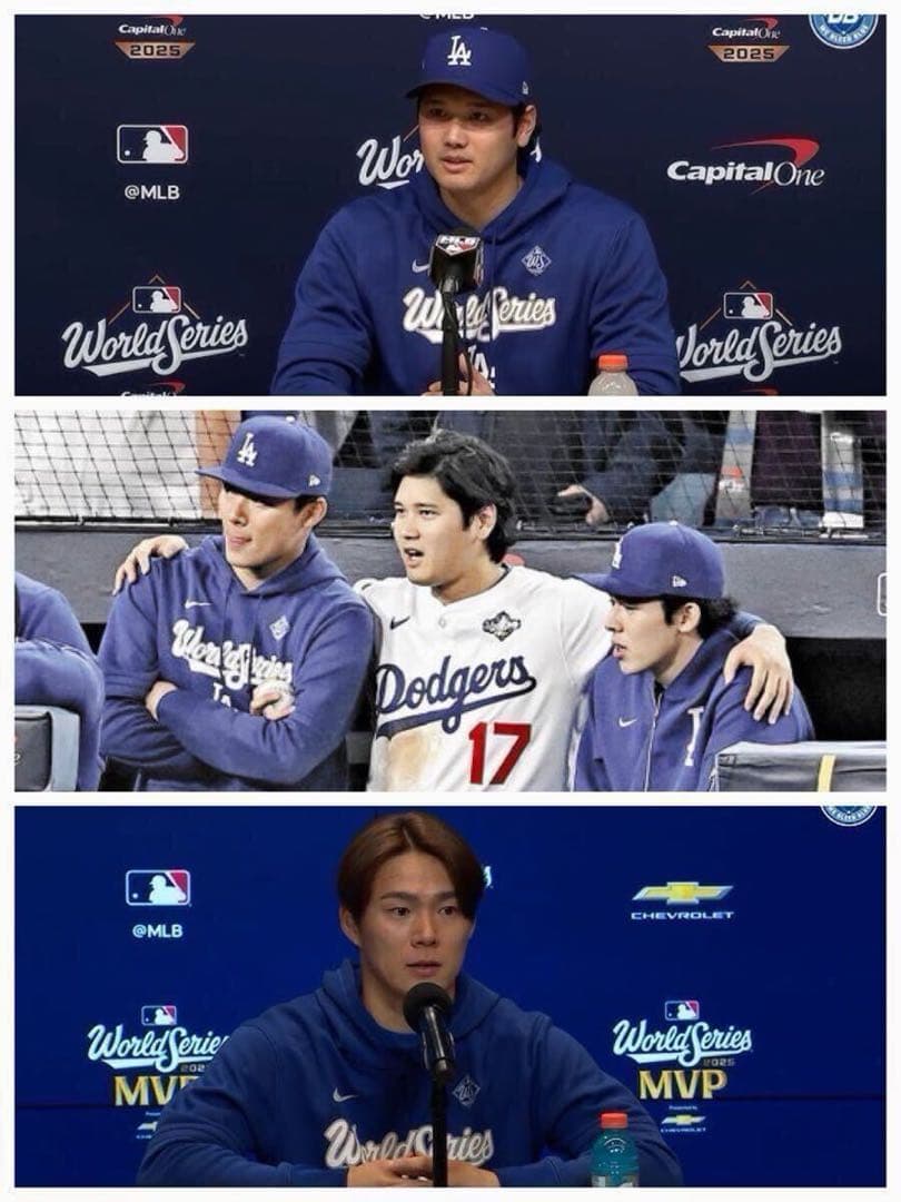 100%正規品メンズXLドジャース大谷翔平選手着用2025ワールドシリーズ山本