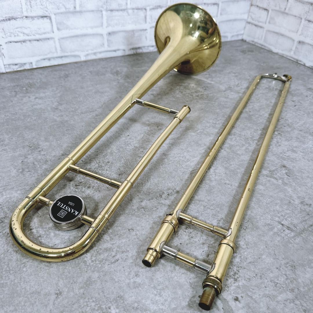 希少 KANSTUL カンスタル 750 トロンボーン 細菅 ビンテージ