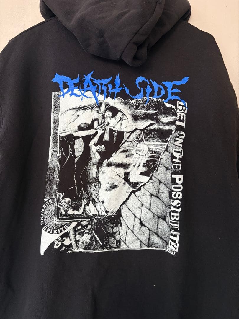 DEATH SIDE フルジップパーカー 黒