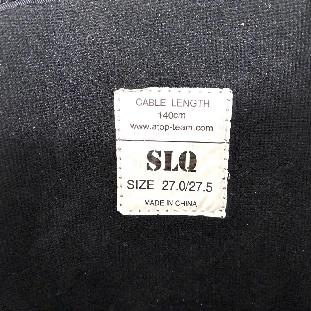 【美品】SLQ BOA スノーボードブーツ 黒×青 メンズ27.0/27.5