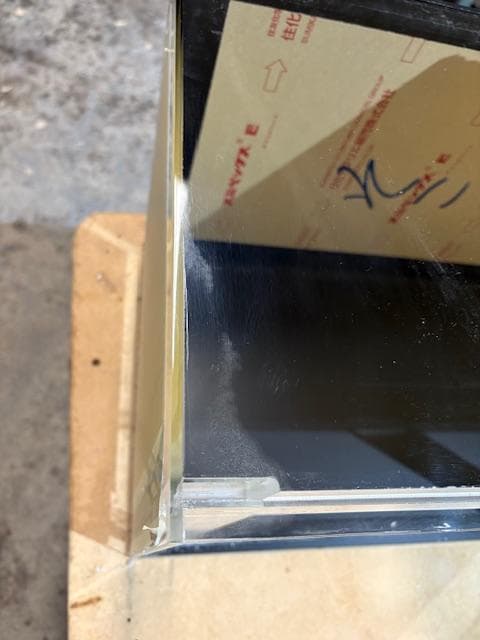 値下げ(訳あり）アクリル水槽 5×5mm 900×350×350（汚れあり）