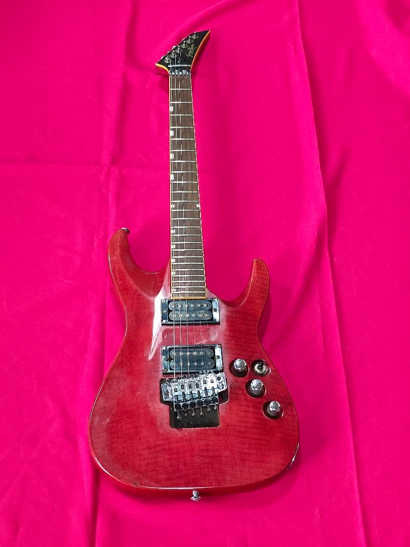 Grass Roots フロイトローズブリッジモデル 搭載エレキギター レッド