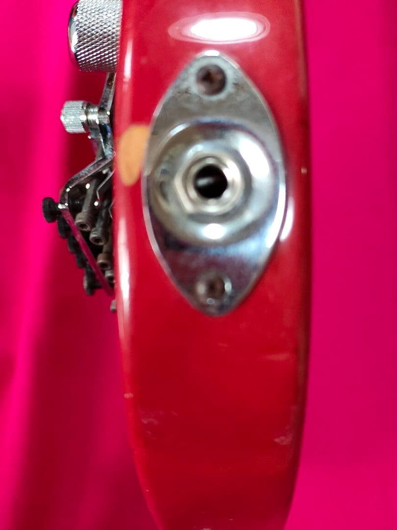 Grass Roots フロイトローズブリッジモデル 搭載エレキギター レッド