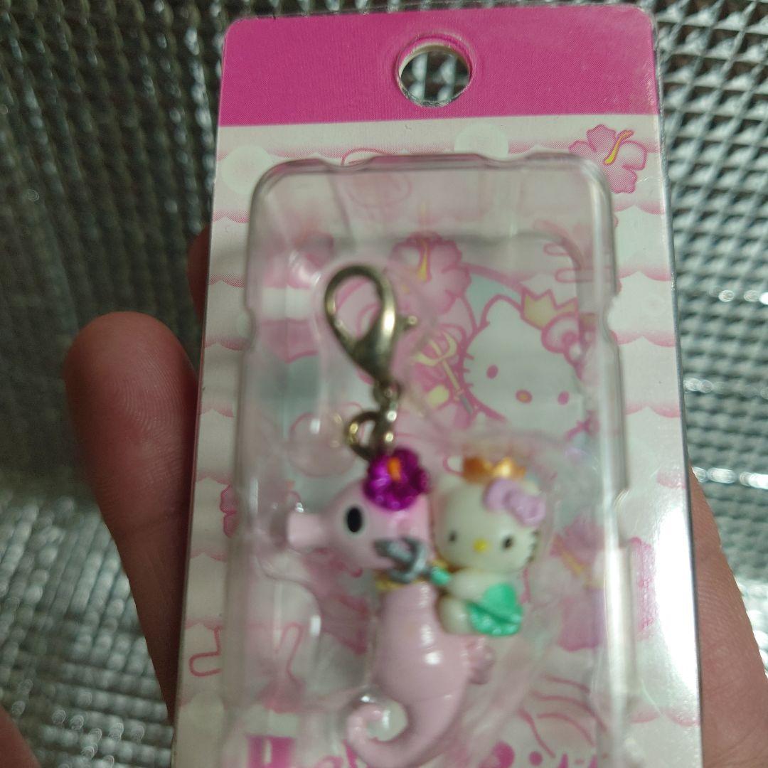 平成レトロ サンリオキティ タツノオトシゴ ファスナーマスコット　ご当地キティ