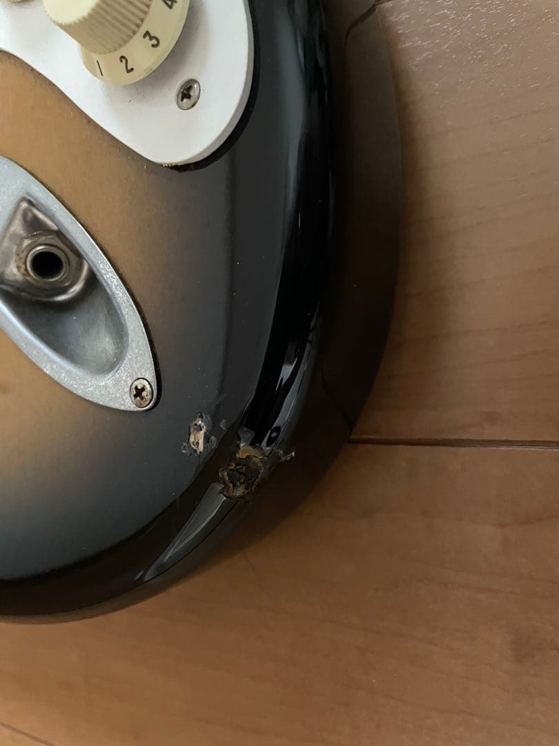 FenderJapanストラトキャスター ジャンク　傷多数　ボリューム接触不良