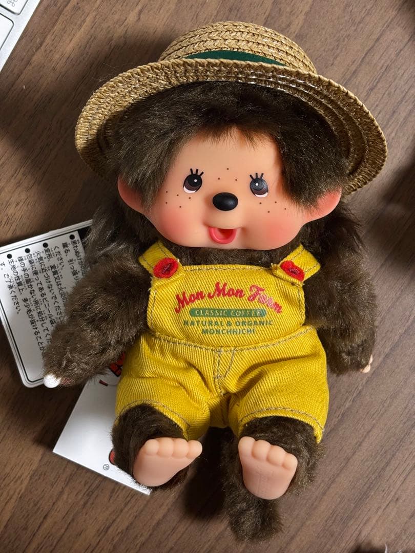 (がんちゃん☆彡)希少　モンチッチ コーヒー農場 女の子新品タグ付き　Sサイズ