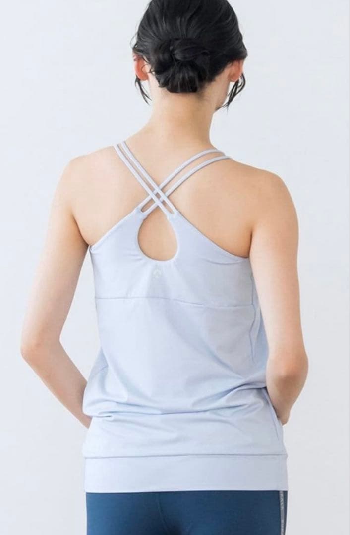 【完売色】SUKALA　フロントギャザークロスキャミソール