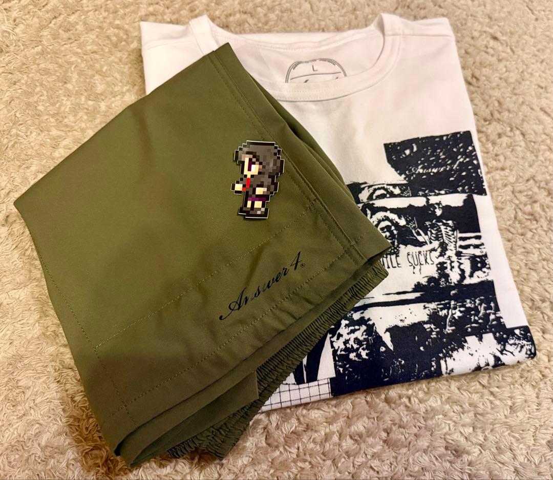 Answer4 アンサー4 Tシャツとショーツのセット　Lサイズ