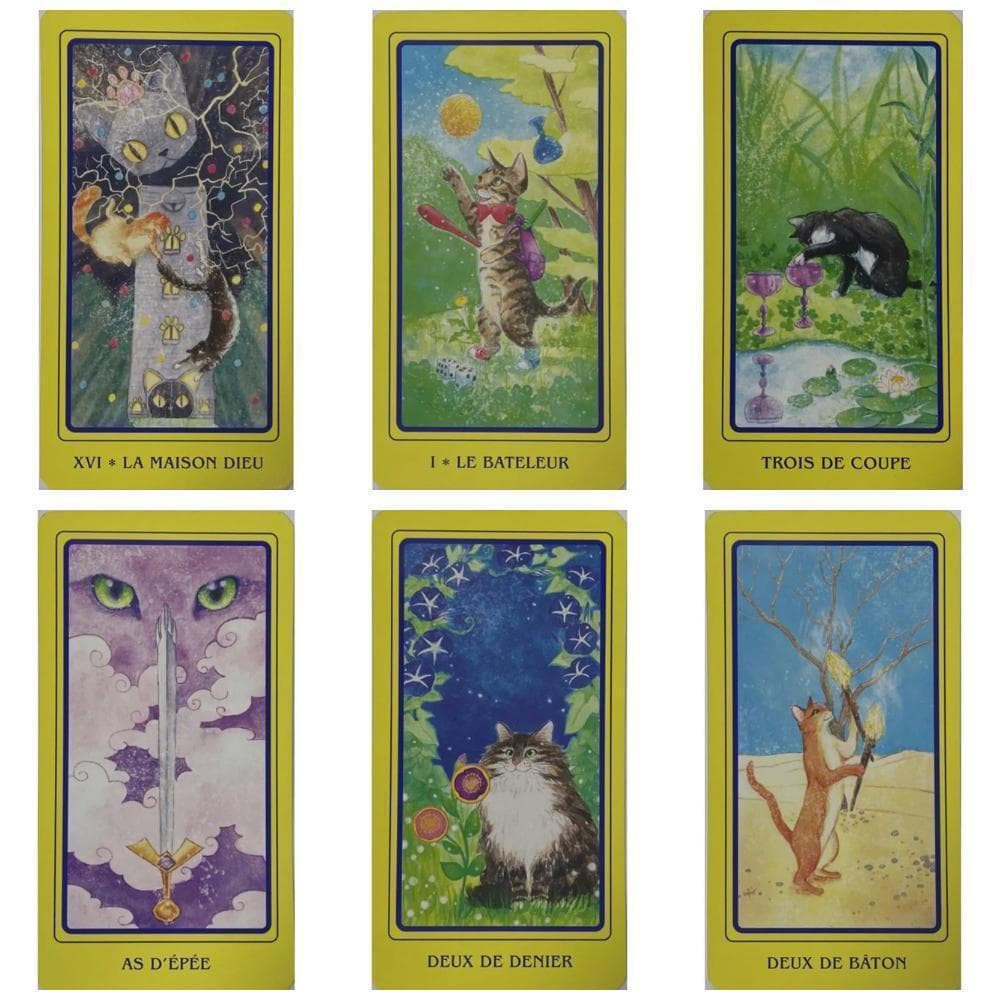 ★正規品タロットカード★フランスの激かわデッキ✨キュートな猫たちのタロットカード