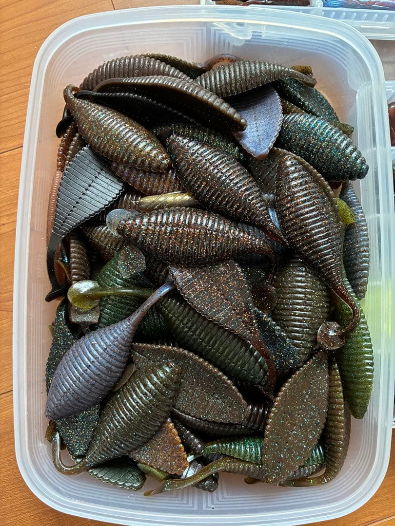 ソフトルアーワームセット 大量　バス釣り引退